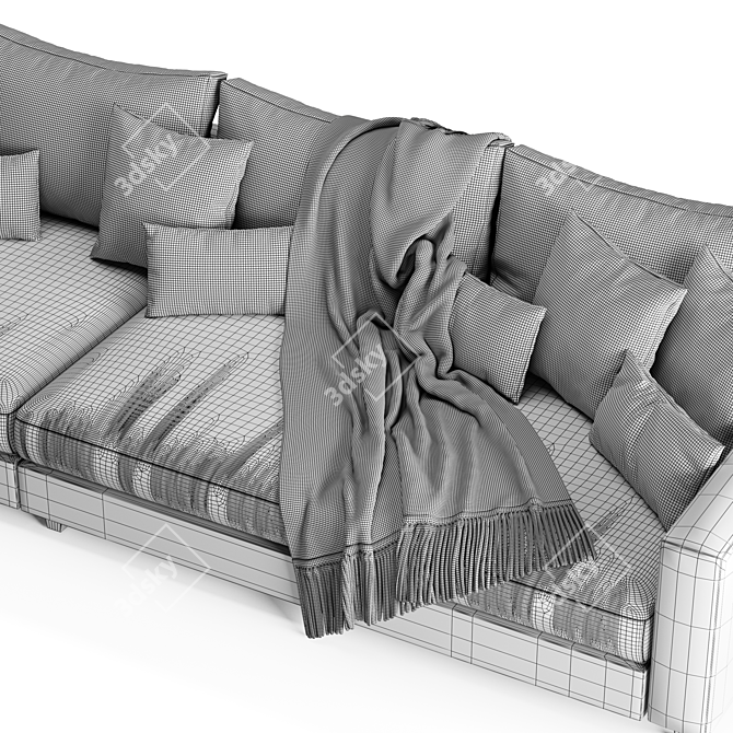 Modern Corner Sofa Malte 2015 3D model image 6