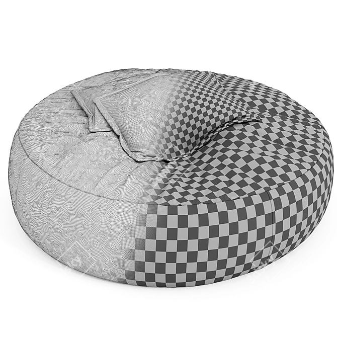 Supreme Comfort Bean Bag Lounger 3D model image 5