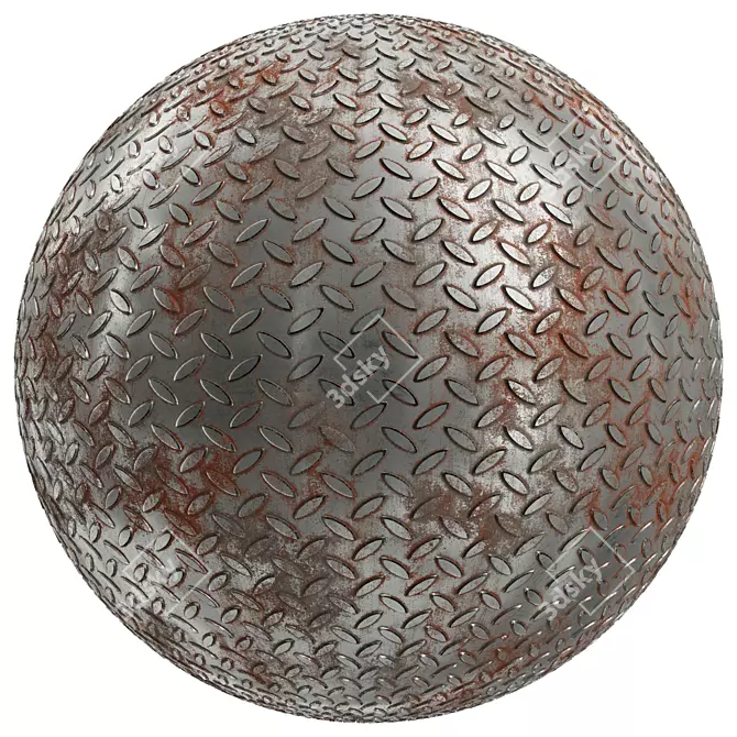 Metal Patterned Steel Covering Set 3D model image 2