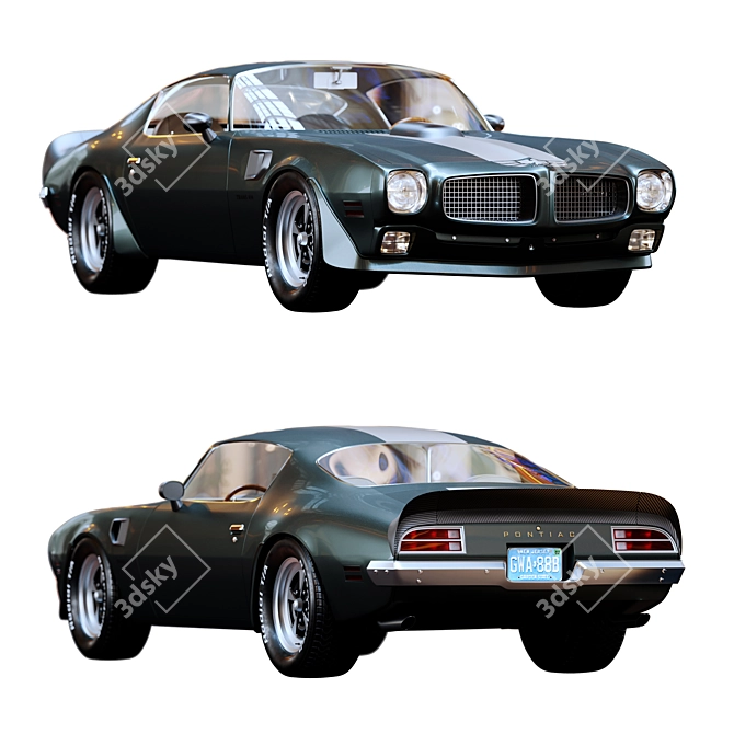 1970 Pontiac Trans Am Model 3D model image 1