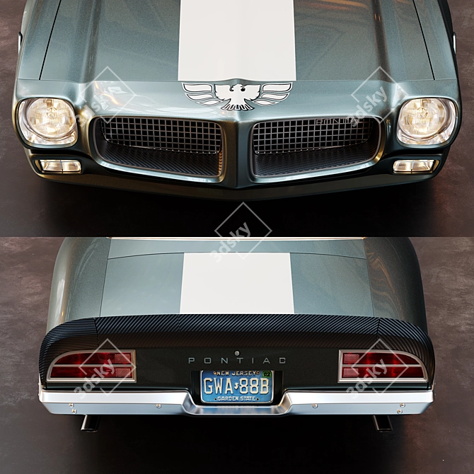 1970 Pontiac Trans Am Model 3D model image 5