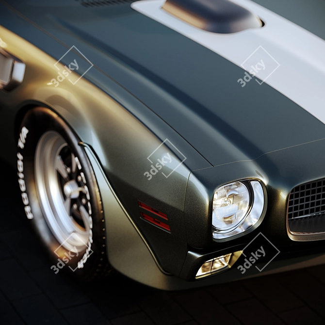 1970 Pontiac Trans Am Model 3D model image 6