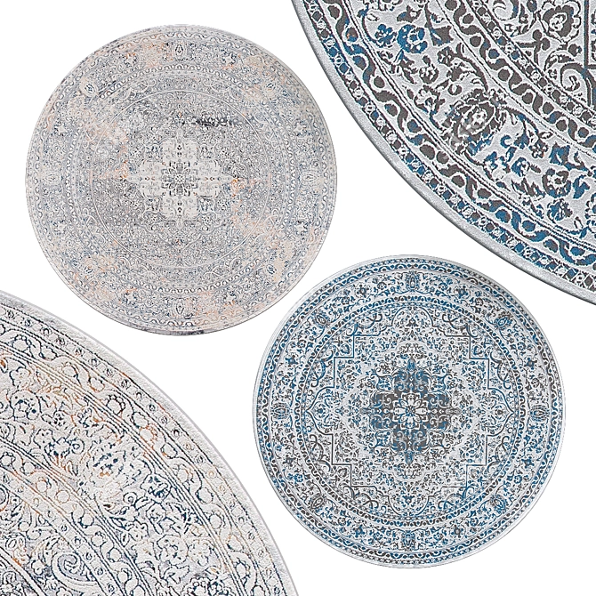 Round Area Rugs | Collection 3D model image 1