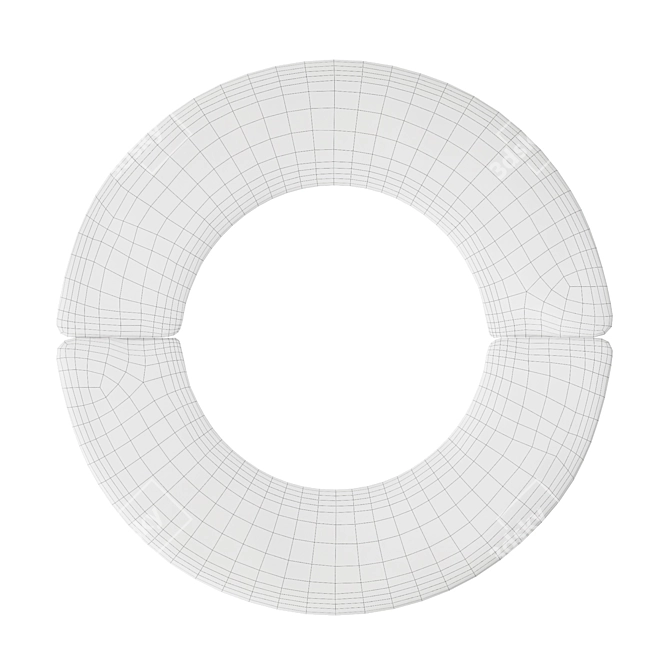 Elegant Furniture Handle RING 3D model image 3