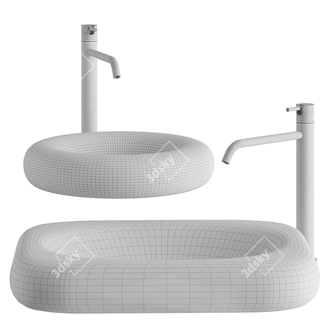 GESSATI Sink by Antonio Lupi 3D model image 3