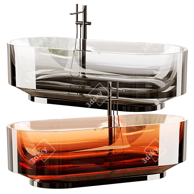 Gumdesign Borghi Freestanding Bath 3D model image 2