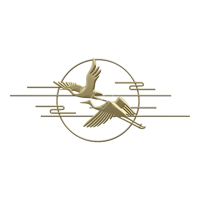 Imperium Loft Bird Wall Decor 3D model image 1