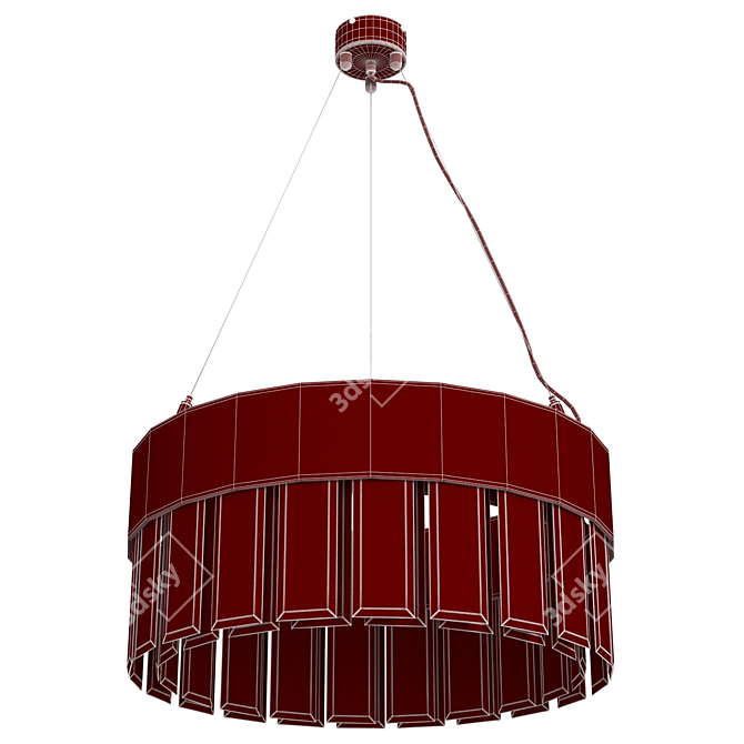 Modern Solaris 500 Pendant Light 3D model image 3