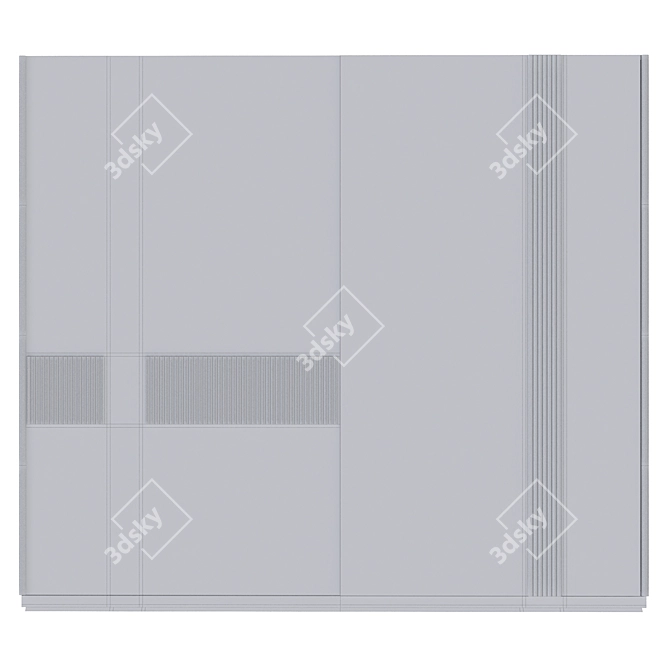 Modern Sliding Wardrobe | Modalife 3D model image 3