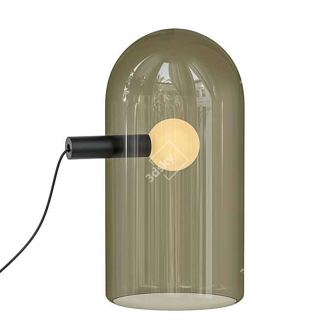 Sleek Modern Bub Table Lamp 3D model image 1