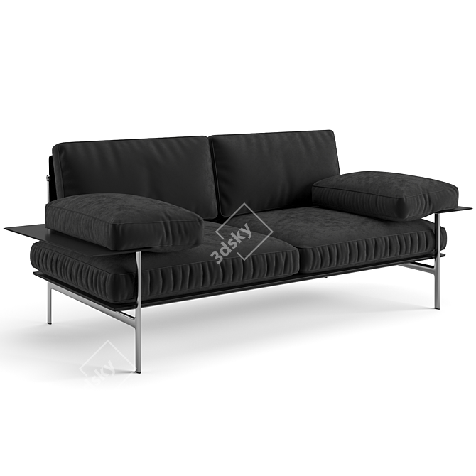 Luxurious B&B Italia Diesis Sofa 3D model image 2