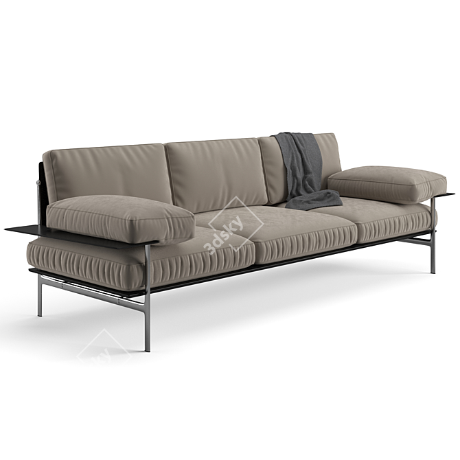 Luxurious B&B Italia Diesis Sofa 3D model image 5