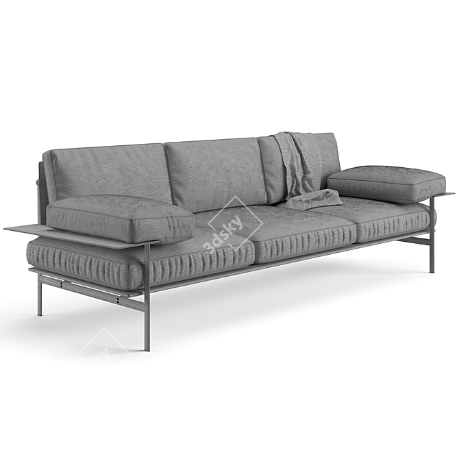 Luxurious B&B Italia Diesis Sofa 3D model image 6