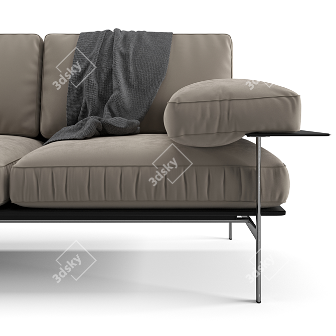 Luxurious B&B Italia Diesis Sofa 3D model image 7