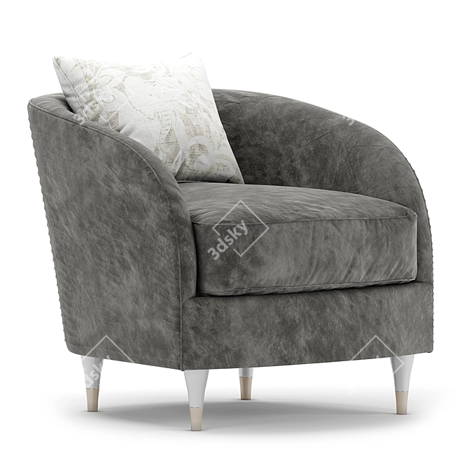 Sophisticated Farrah Caracole Chair 3D model image 1