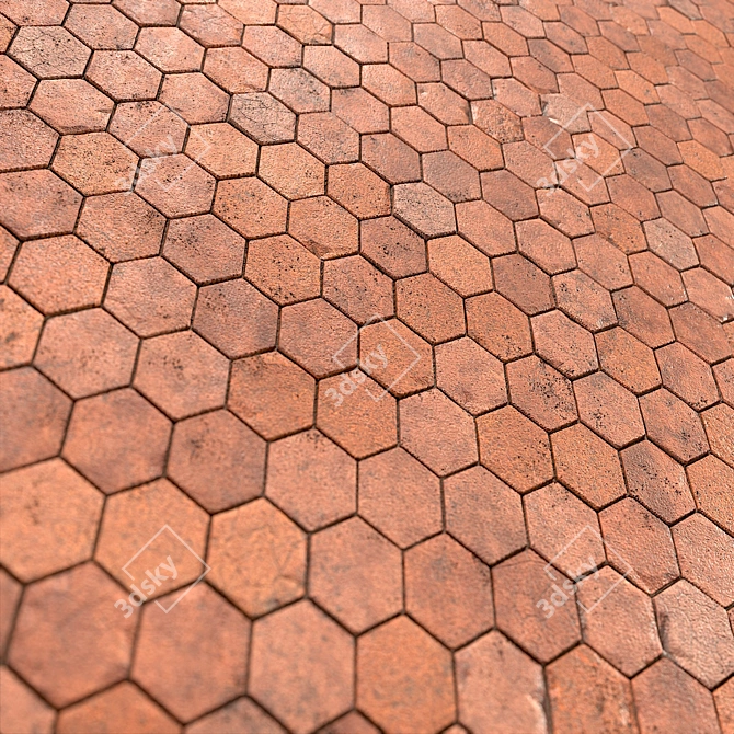High Detail Brick PBR Material 3D model image 2