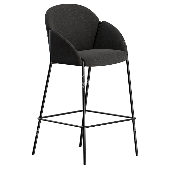 Modern Artifort Andrea Chair Stool 3D model image 3