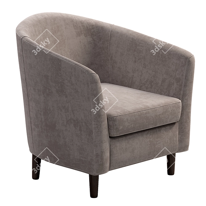 Modern Mila Armchair for Stylish Homes 3D model image 1