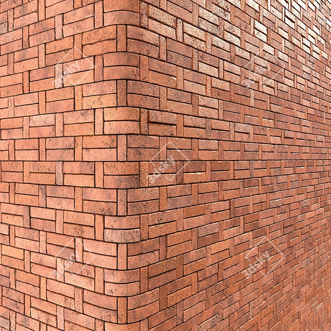 PBR Brick Material Pack - High Detail 3D model image 4