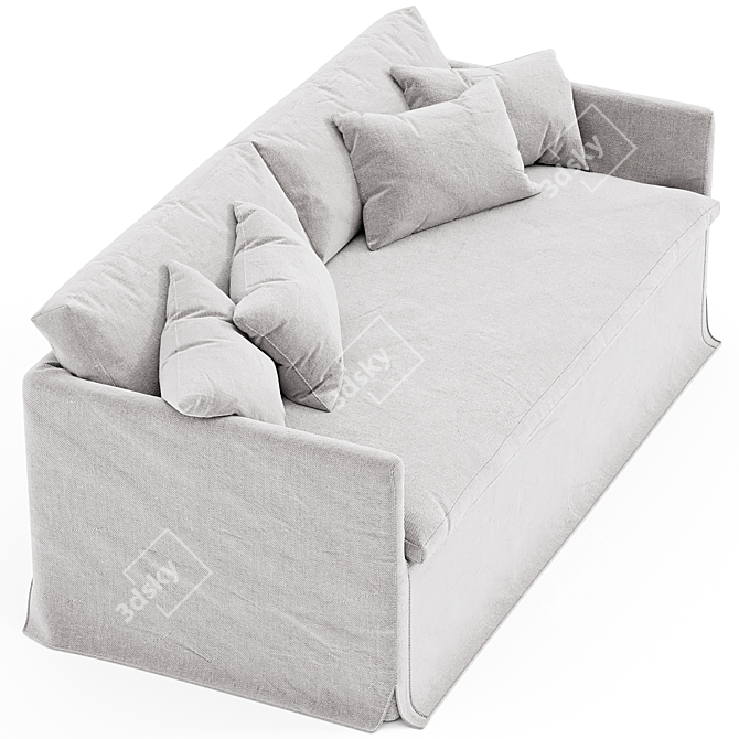 Cozy and Contemporary Gabriel Sofa 3D model image 3