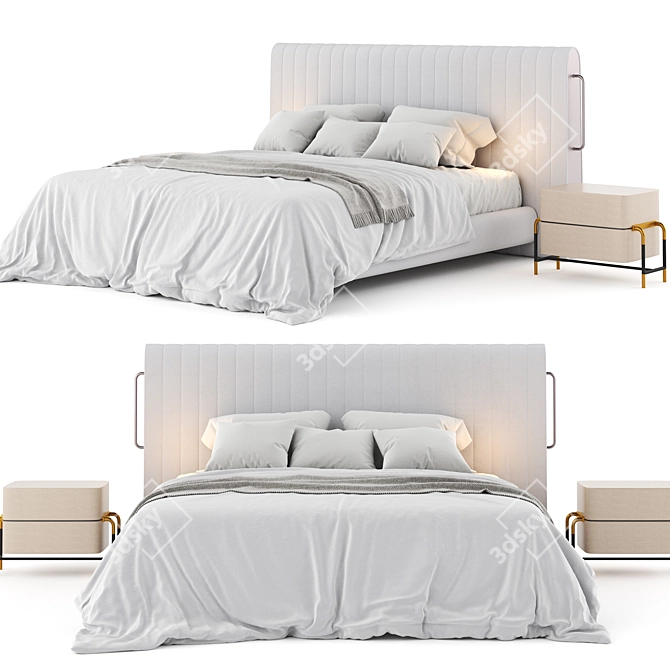 Contemporary River Bed Collection 3D model image 2