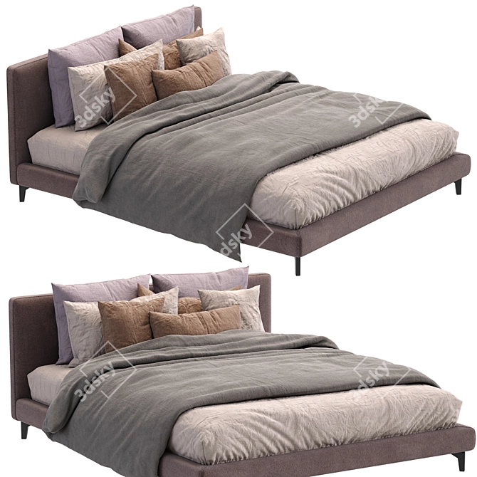 Meridiani Stone Up Bed Model 3D model image 2