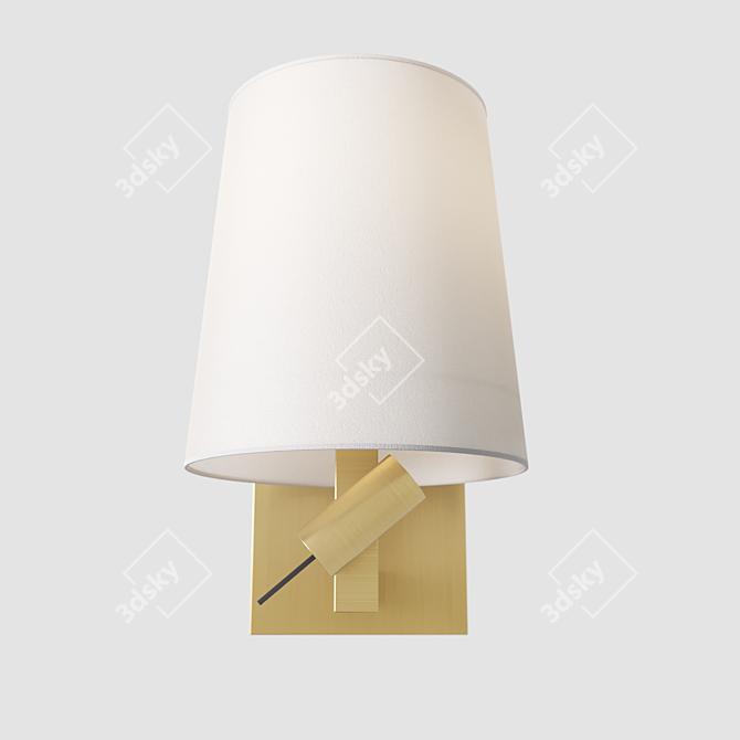 Elegant Tonda Contardi Wall Sconce 3D model image 2