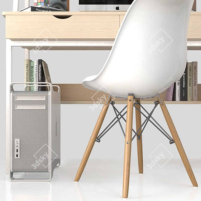 Dimensional Office Objects Kit 3D model image 12