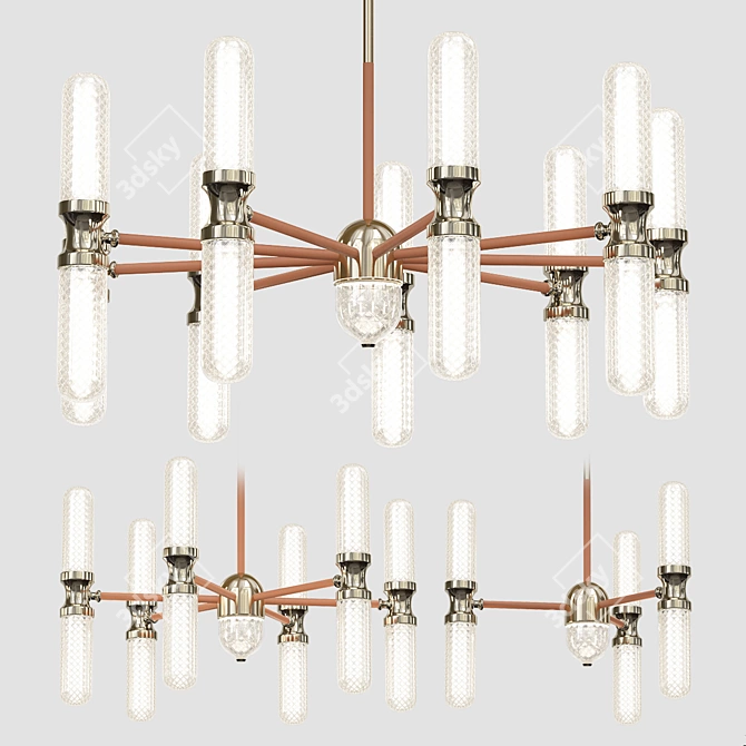 Camilla Ceiling Chandelier L12 3D model image 1