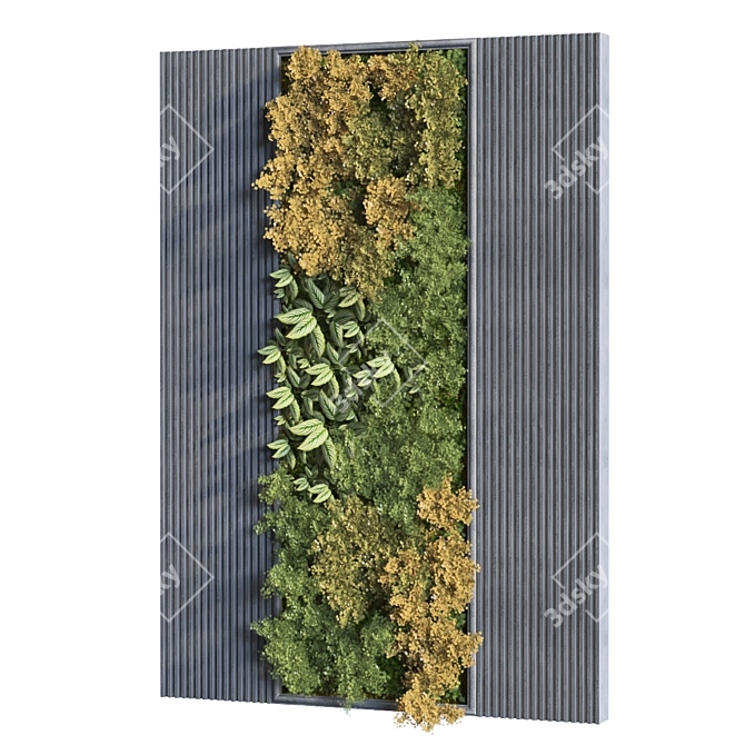 Modern Vertical Plant Set 313 3D model image 5