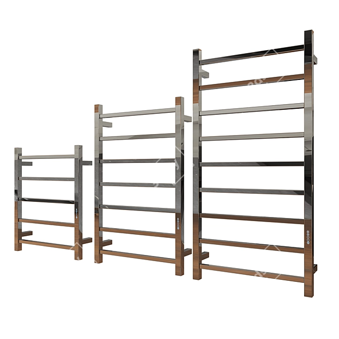 Premium LED Towel Warmer 3D model image 3