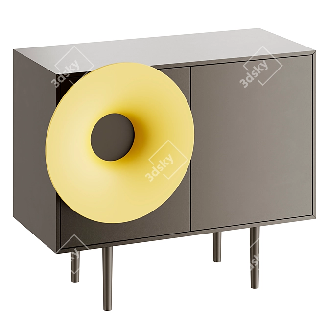 Elegant Miniforms CARUSO Sideboard 3D model image 3