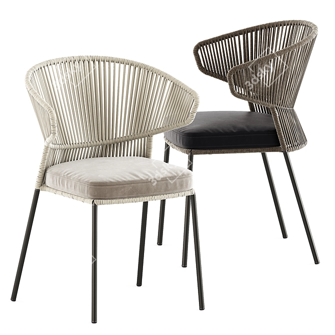 Potocco Ola 923 P-IMP Chair 3D model image 2