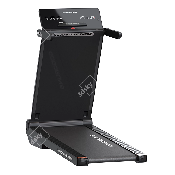 Foldable Smart Treadmill, 3 Colors 3D model image 8