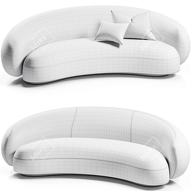 Modern Comfort Julep Chaise Longue 3D model image 3