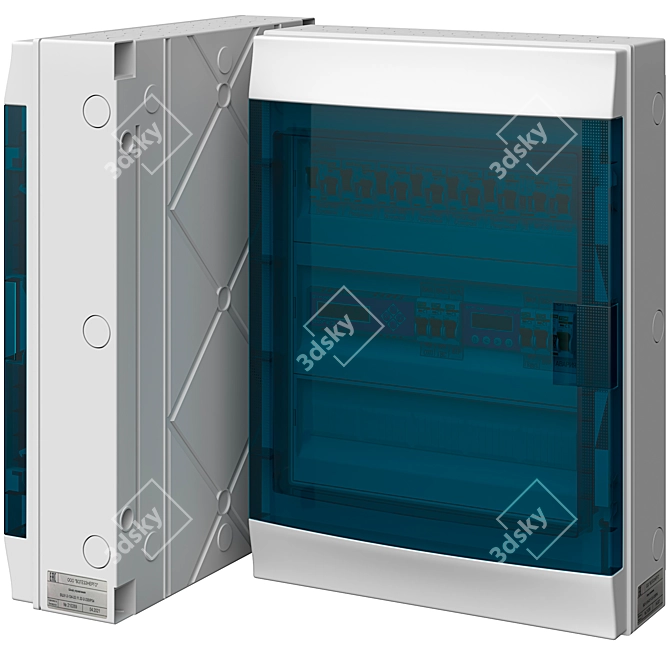 Electric Panel 3D Model Render 3D model image 2