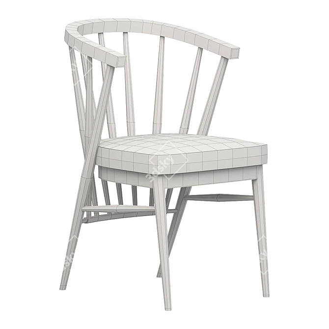 Classic Jenny Chair 3D model image 2