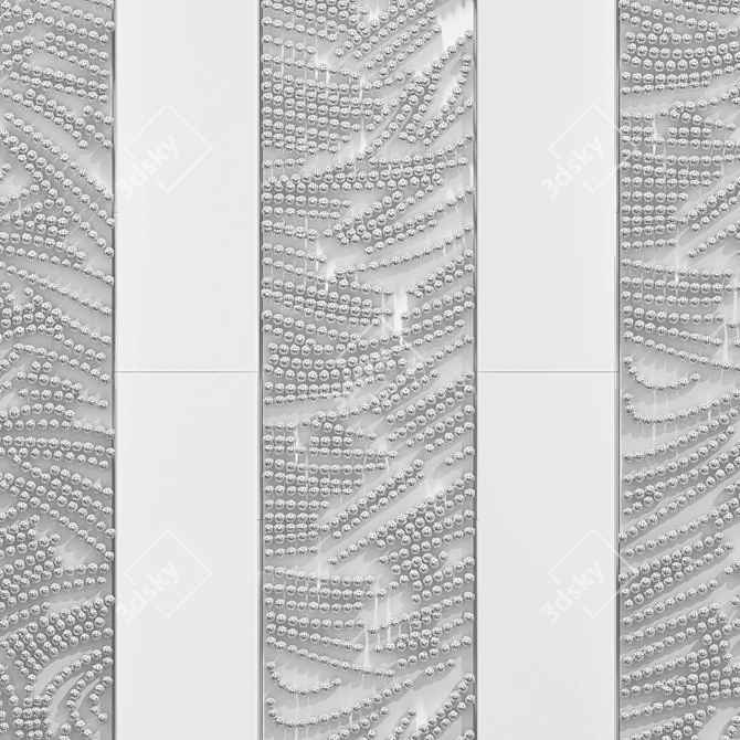 Wall Art Panel Element 6 3D model image 3