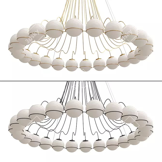 Spherical Model 2109 Lamp 24 3D model image 1