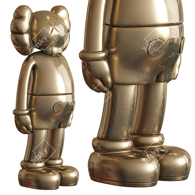 Contemporary Kaws Art Sculpture 2013 3D model image 6