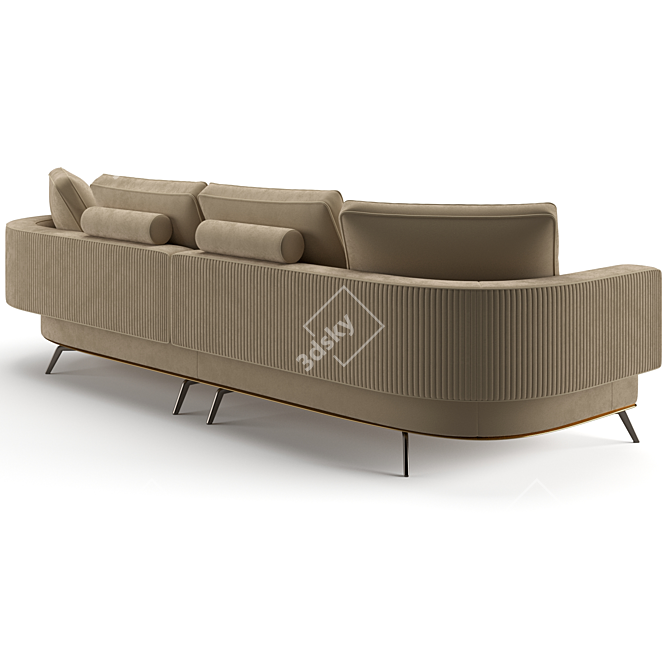 Luxury Visionnaire Rhapsody Sofa 3D model image 4