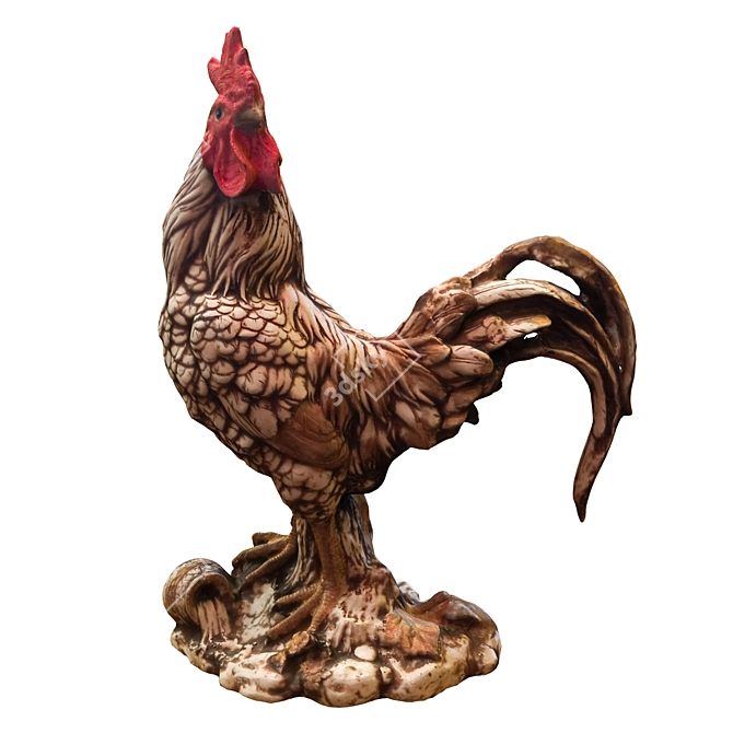 Corona Rooster Sculpture Model 2016 3D model image 1