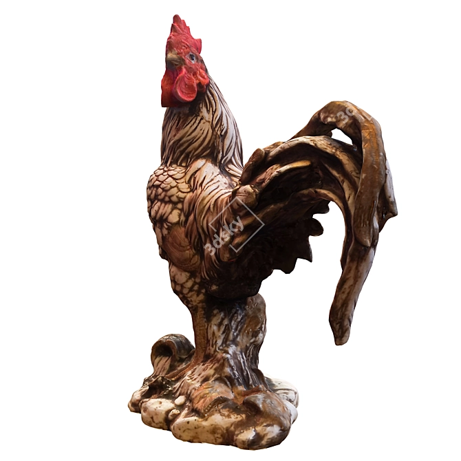 Corona Rooster Sculpture Model 2016 3D model image 2