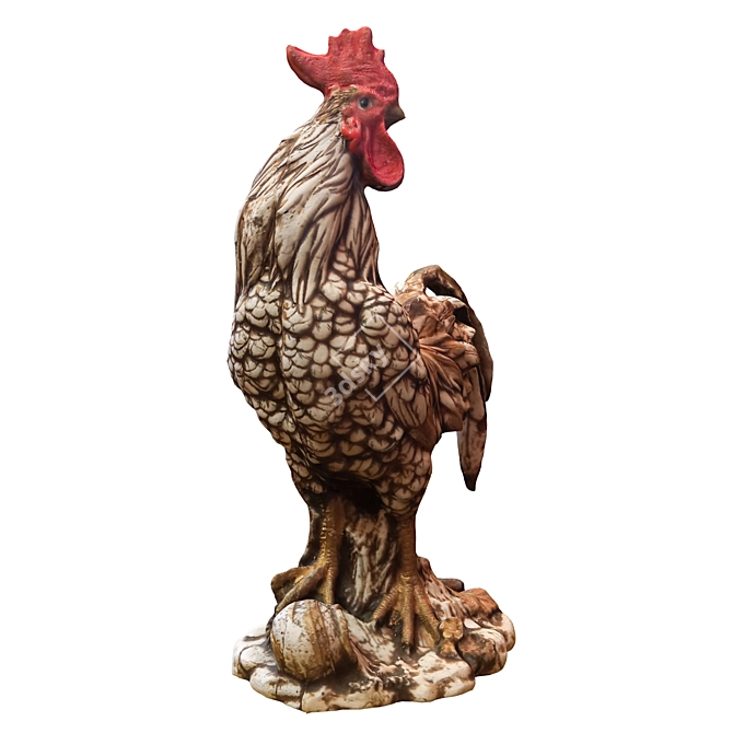 Corona Rooster Sculpture Model 2016 3D model image 3