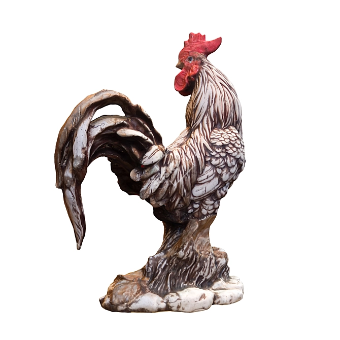Corona Rooster Sculpture Model 2016 3D model image 4