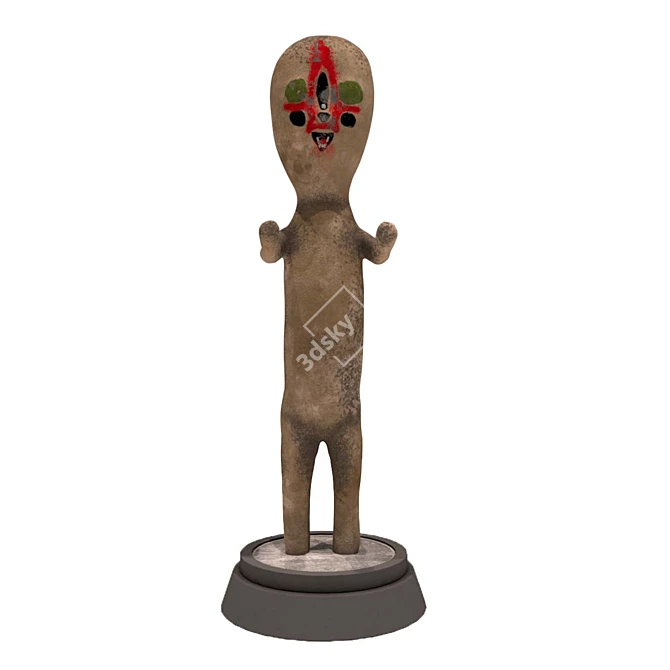 SCP-173 Sculpture Figure Collectible 3D model image 1