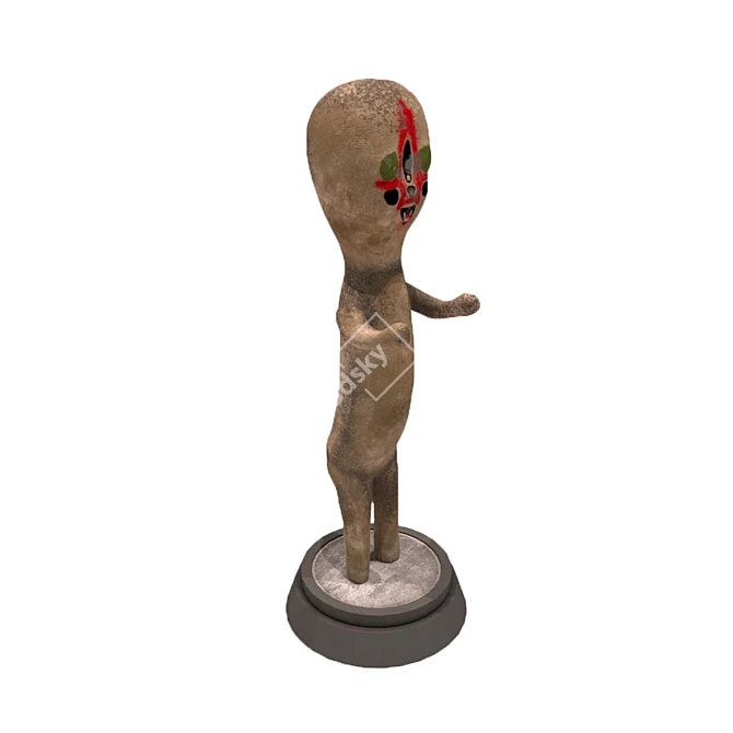 SCP-173 Sculpture Figure Collectible 3D model image 3