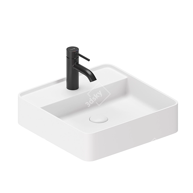 Ceramica Galassia Washbasin Set 2 3D model image 3