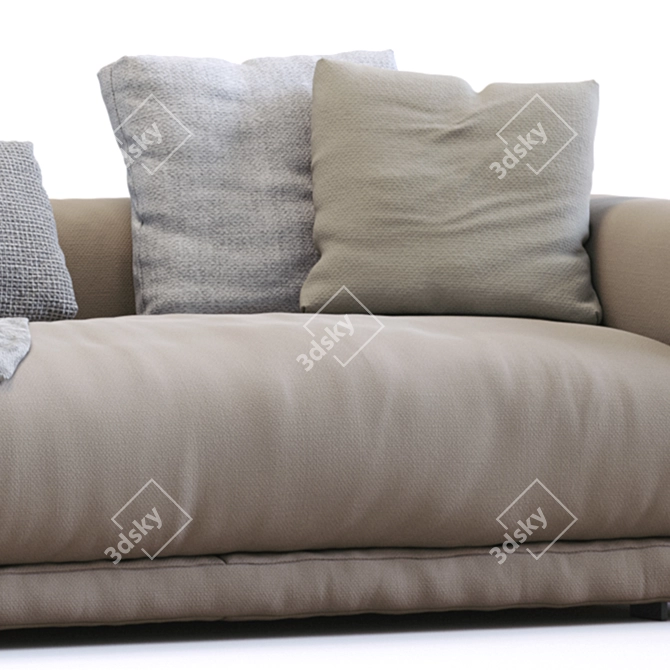 Modern Modular Cor Sofa Set 3D model image 4