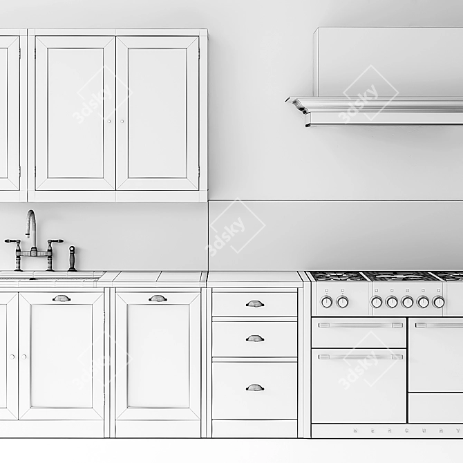 Greenwich Village Kitchen Collection 3D model image 4